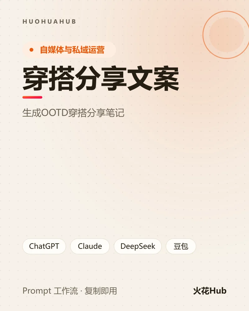 穿搭分享文案