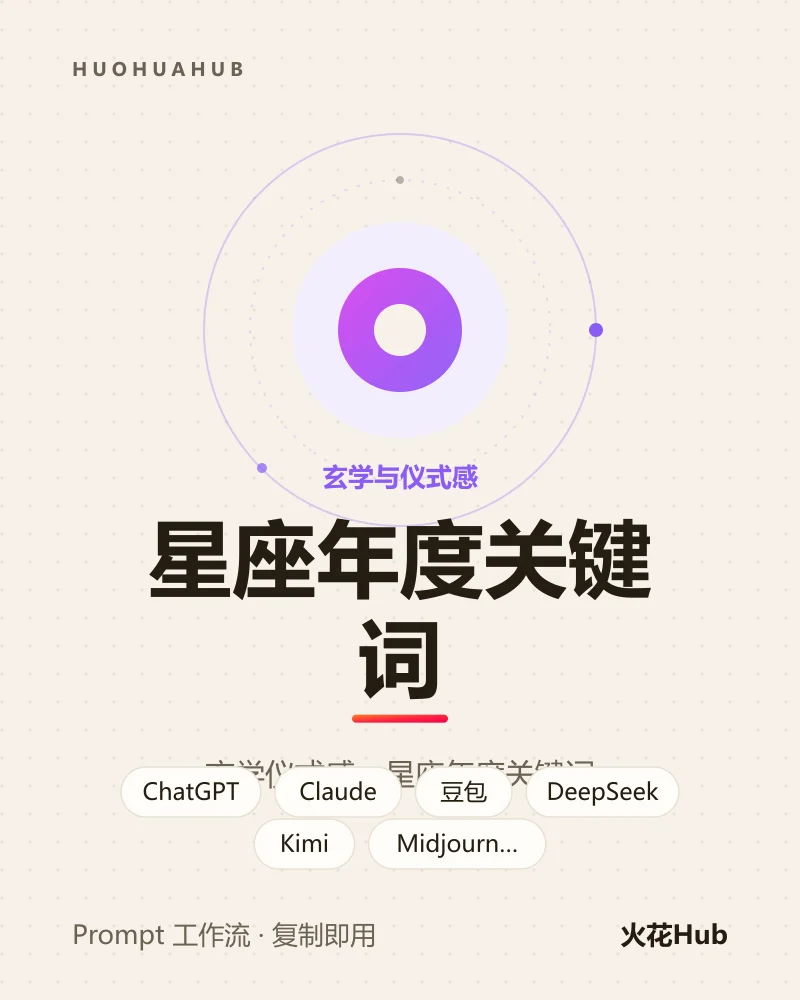 星座年度关键词