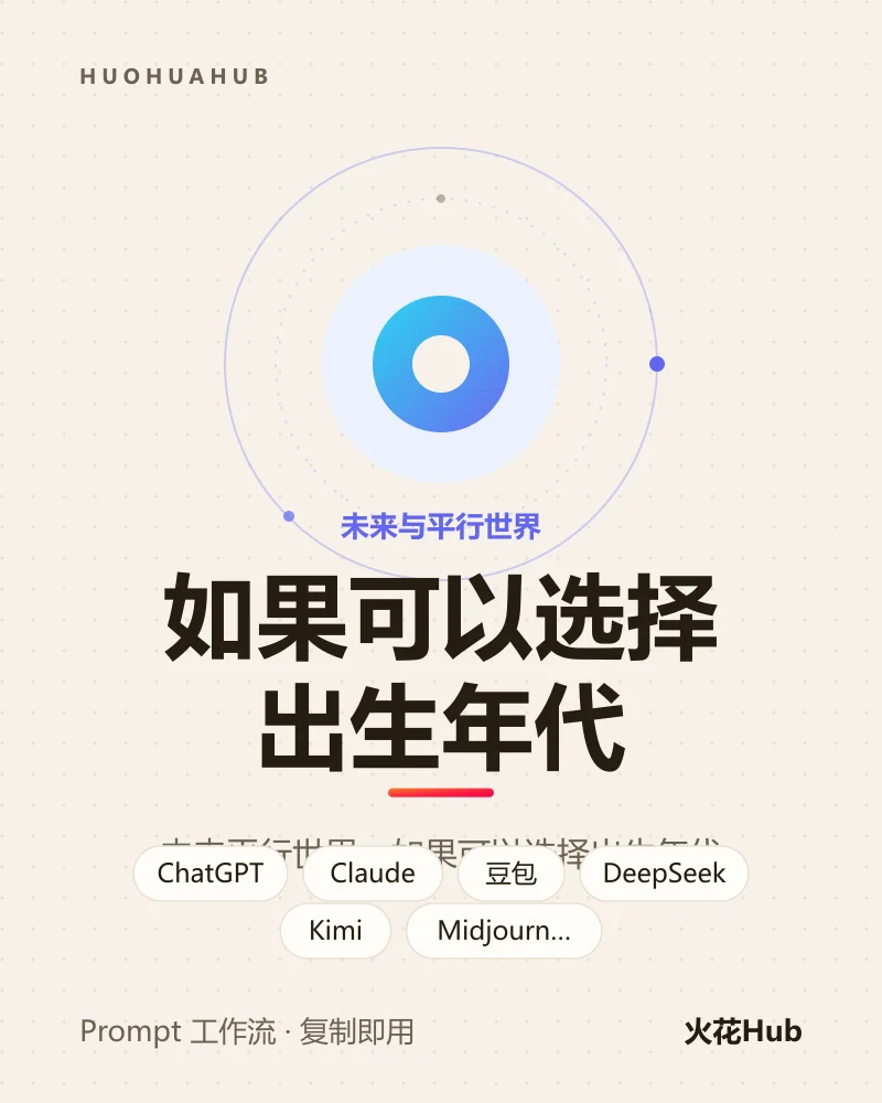 如果可以选择出生年代