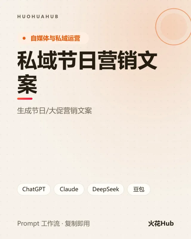 私域节日营销文案