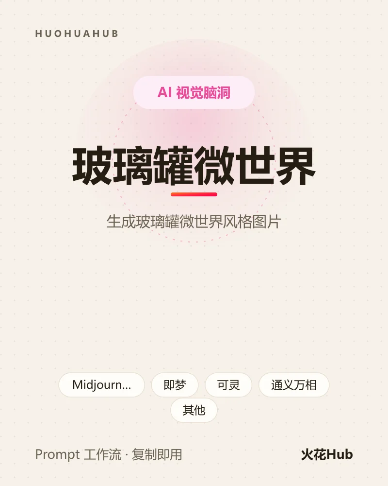 玻璃罐微世界