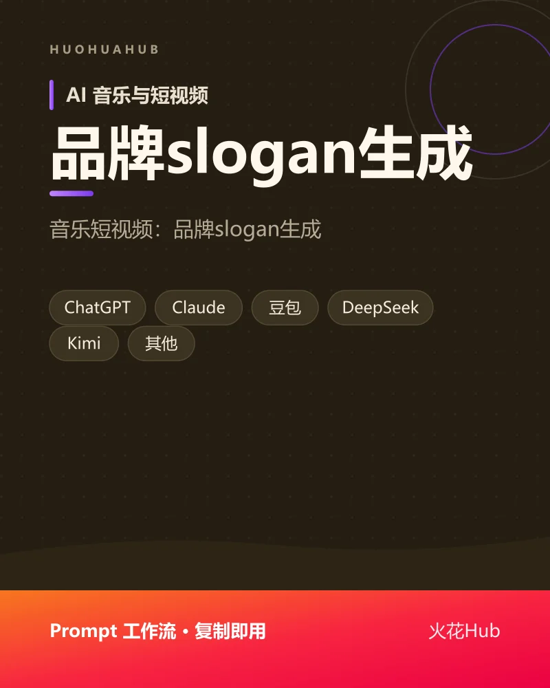 品牌slogan生成
