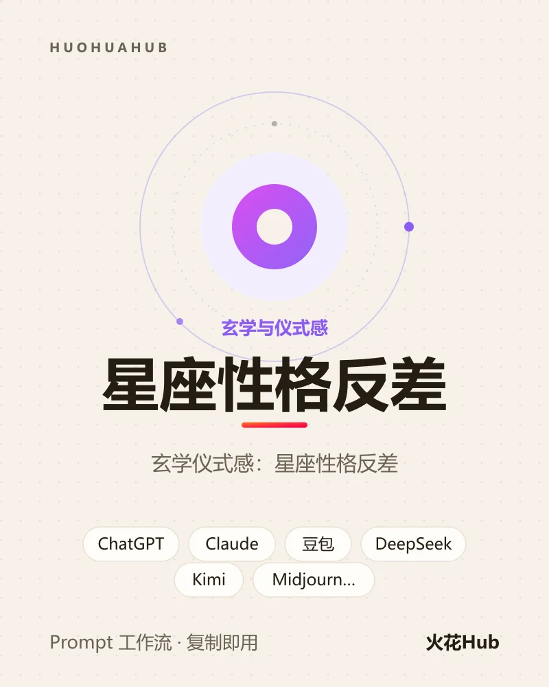 星座性格反差