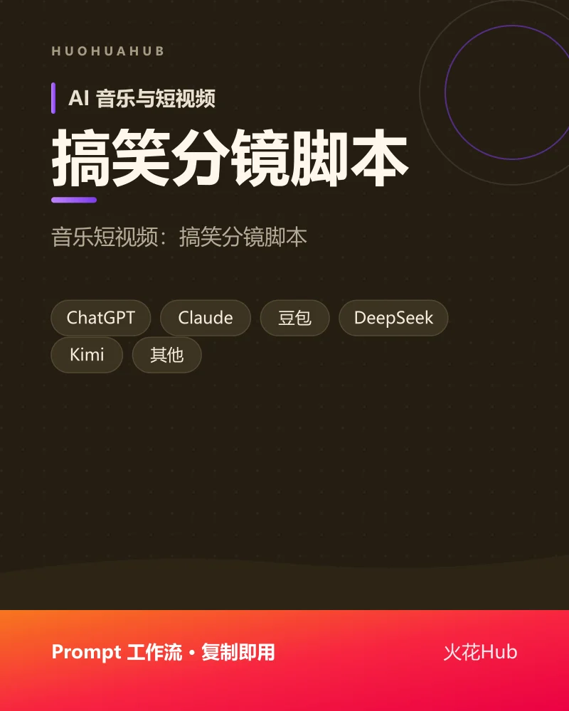 搞笑分镜脚本