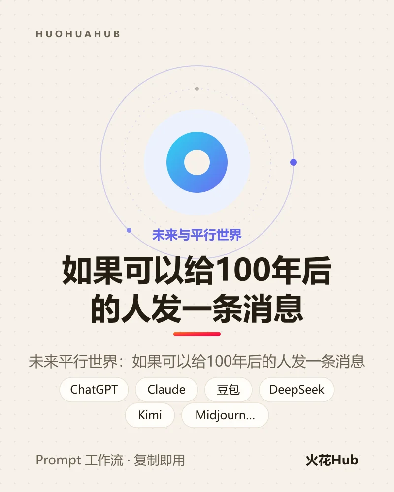 如果可以给100年后的人发一条消息
