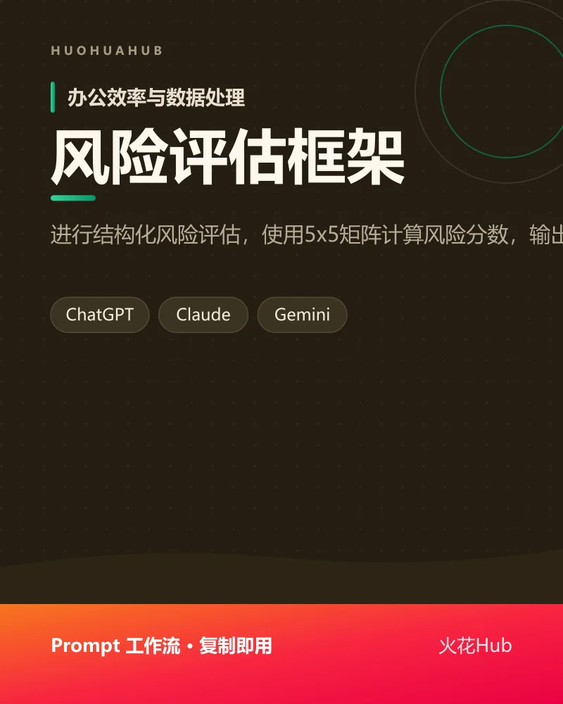 风险评估框架