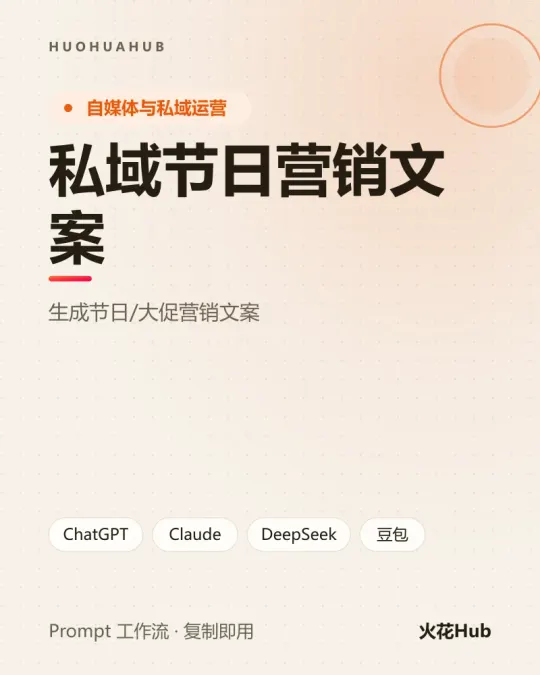私域节日营销文案
